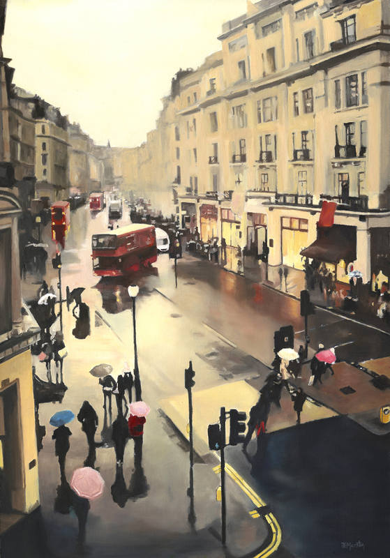 Rain on Regent Street