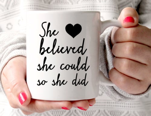 She believed Mug