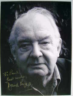 David Ryall autograph (hand-signed photograph, dedicated)